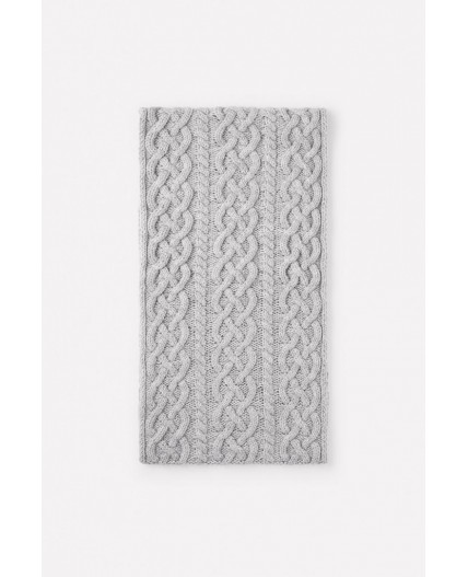 КВ 15001/ш/св.серый меланж шарф-снуд