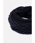 КВ 15001/ш/темно-синий шарф-снуд