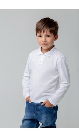 К 302109/белый джемпер-поло