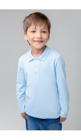 К 302109-1/небесный джемпер-поло