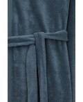 КБ 5782/винтажный синий халат