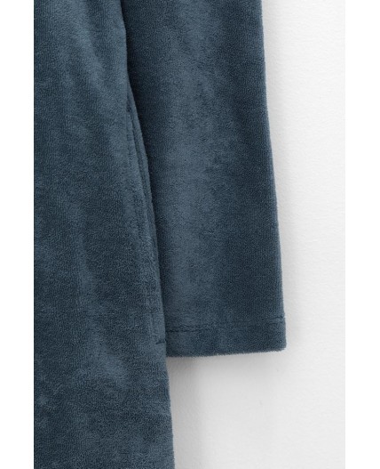 КБ 5782/винтажный синий халат