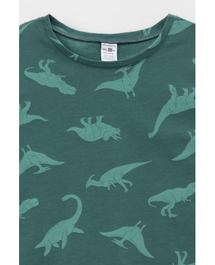К 1635/зеленый,динозавры пижама