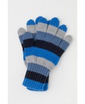 КВ 10020/голубой,темно-синий перчатки