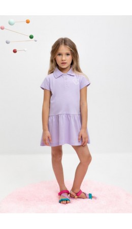 КР 5865/пастельно-лиловый к455 платье