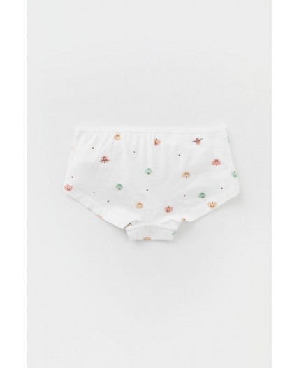 К 1964-3уп/зеленая лилия,бежевый,сахар,яблочки трусы