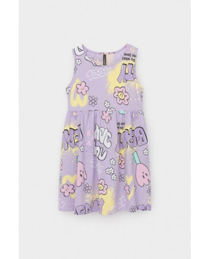 КР 5867/пастельно-лиловый,позитив к541 платье