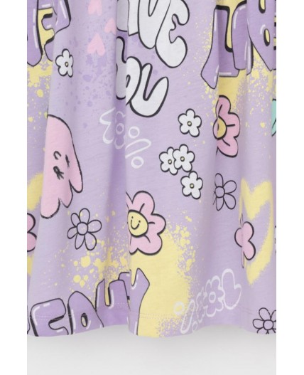 КР 5867/пастельно-лиловый,позитив к541 платье