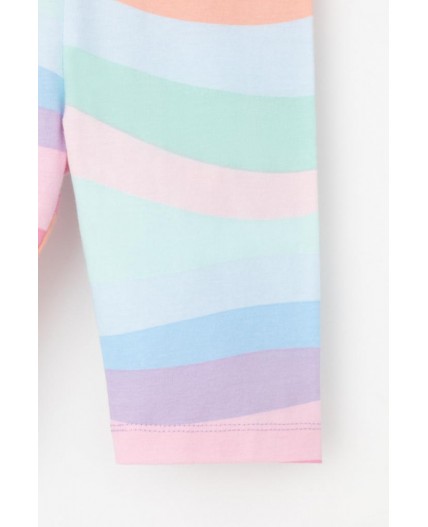 КР 4036-1/цветная волна к535 шорты (велосипедки)