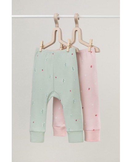 К 4718-2уп/клубничный мусс,ландыши брюки