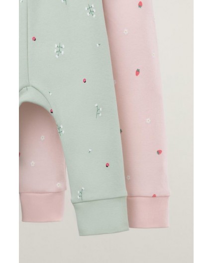 К 4718-2уп/клубничный мусс,ландыши брюки