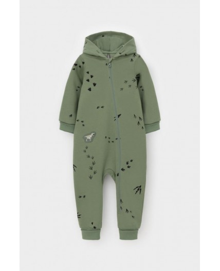 КР 6545/папоротник,следы динозавра к538 комбинезон