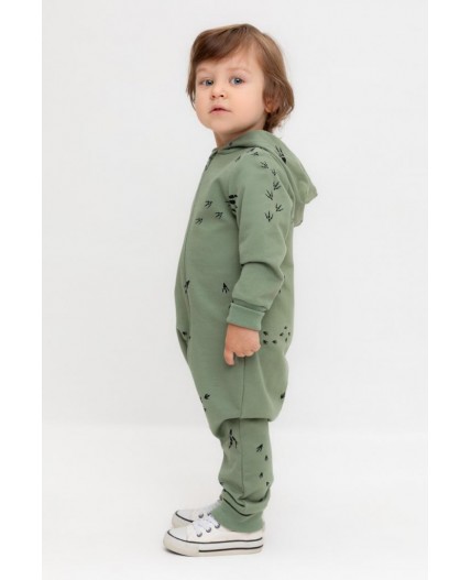 КР 6545/папоротник,следы динозавра к538 комбинезон