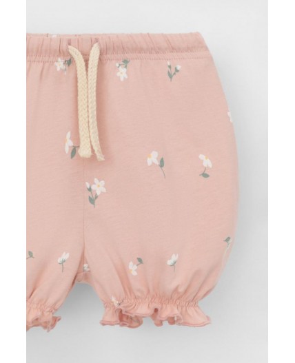 КР 400683/дымчатая роза,милые цветочки к543 шорты