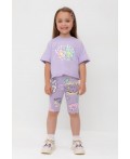 КР 4036-1/пастельно-лиловый,позитив к541 шорты (велосипедки)