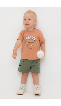 КР 400666/папоротник,следы динозавра к538 шорты