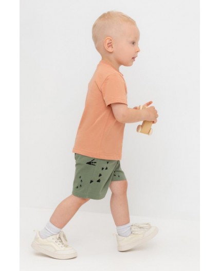 КР 400666/папоротник,следы динозавра к538 шорты