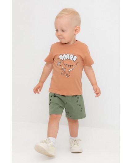 КР 400666/папоротник,следы динозавра к538 шорты