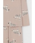 К 1561/бежевый,большие зебры пижама