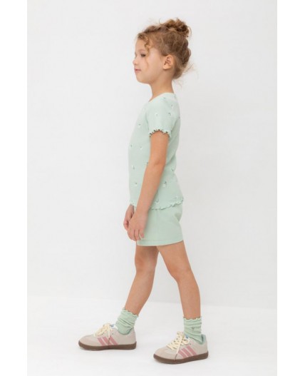 КР 400417-1/пастельно-зеленый к545 шорты