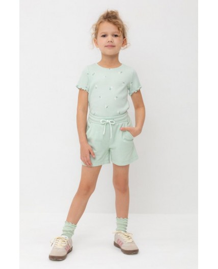 КР 400417-1/пастельно-зеленый к545 шорты