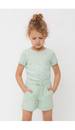 КР 400417/пастельно-зеленый к545 шорты
