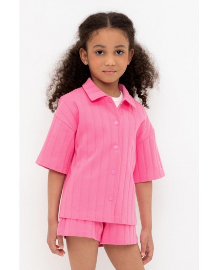 КР 400807/неоновый розовый к555 шорты