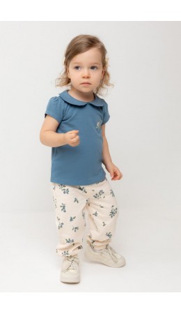 КР 400816/айвори,голубика к561 брюки