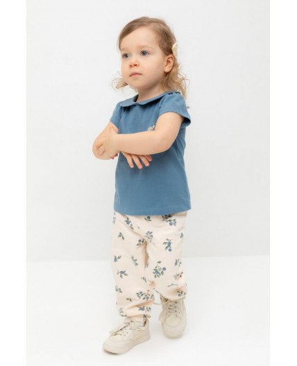 КР 400816/айвори,голубика к561 брюки