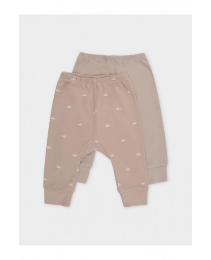 К 4718-2уп/тем.бежевый,маленькие солнышки набор брюки