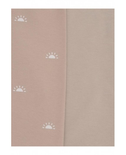 К 4718-2уп/тем.бежевый,маленькие солнышки набор брюки