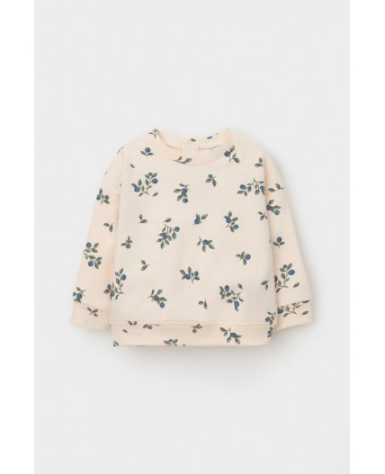 КР 302308/айвори,голубика к561 джемпер (свитшот)