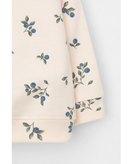 КР 302308/айвори,голубика к561 джемпер (свитшот)