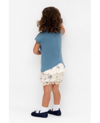 КР 400683/айвори,голубика к561 шорты