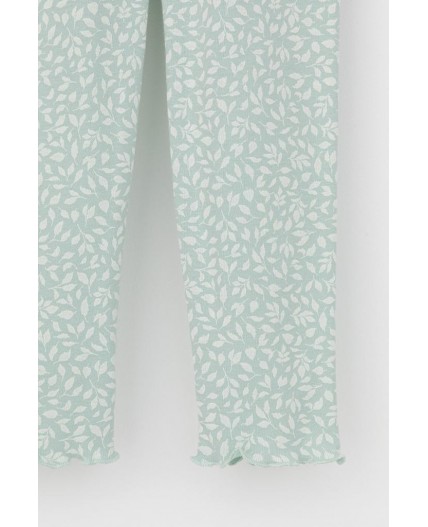 К 1618/голубая дымка,летние листья пижама