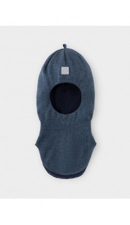 КВ 20268/25/джинсовый меланж шапка-шлем