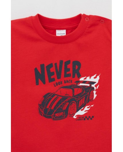 КР 302719/красный к548 фуфайка (футболка)