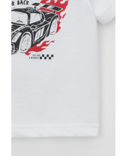 КР 302719/белый к548 фуфайка (футболка)