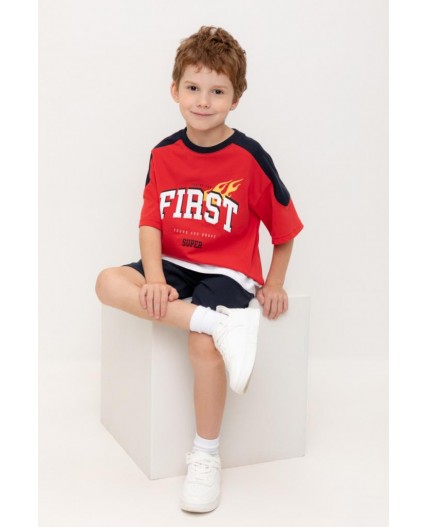 КР 302711-1/красный к550 фуфайка (футболка)