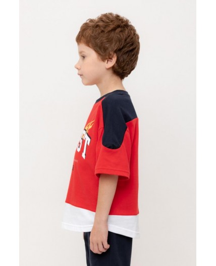 КР 302711-1/красный к550 фуфайка (футболка)