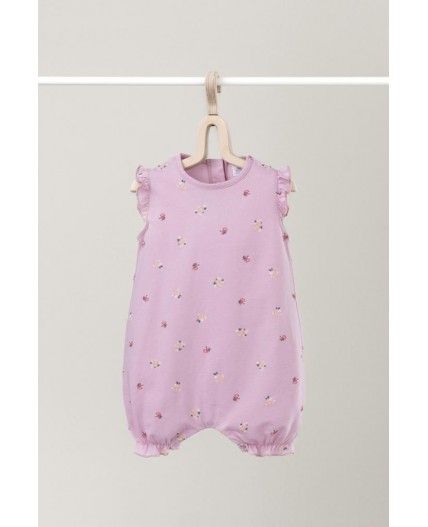 К 6176/фламинго,мини розочки полукомбинезон (песочник)