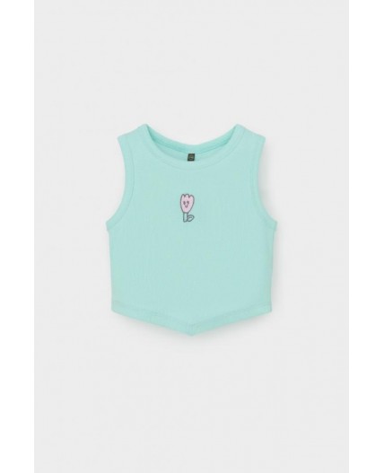 КР 302694/зеленый ручей к541 майка-топ