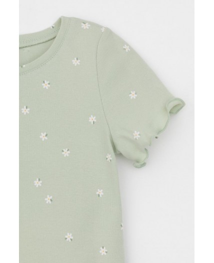 К 1632/морская пена,поле с ромашками пижама