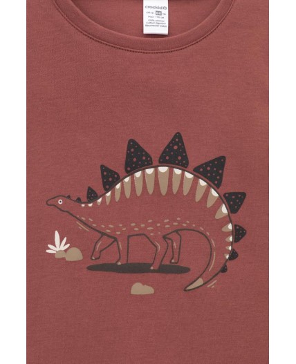 К 1541/шоколадный десерт,добрые динозавры пижама