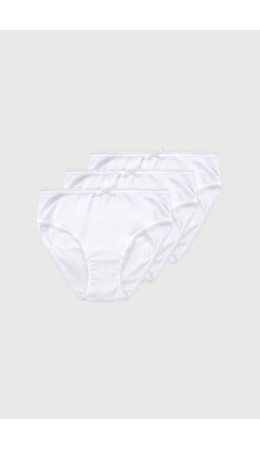 К 1909-3уп/белый Ал набор трусы