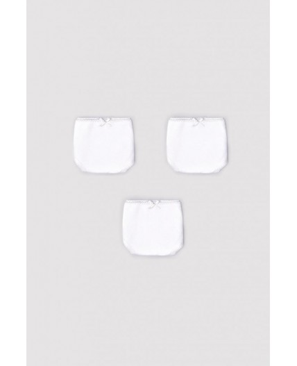 К 1909-3уп/белый Ал набор трусы
