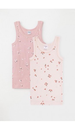 К 1181-2уп/розовый жемчуг,розовый,букет Ал набор майка