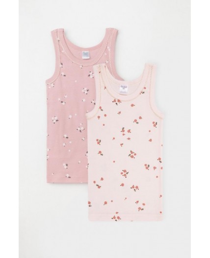 К 1181-2уп/розовый жемчуг,розовый,букет Ал набор майка