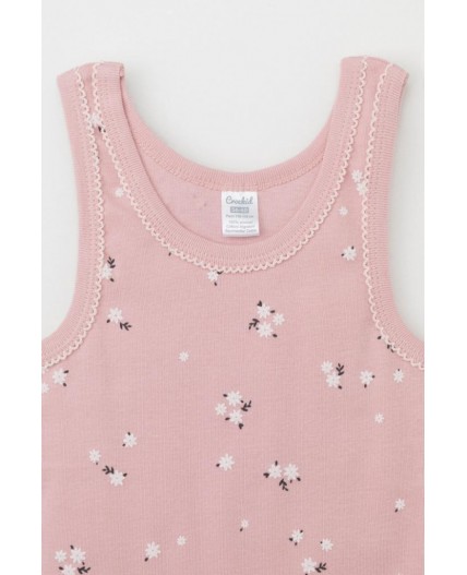 К 1181-2уп/розовый жемчуг,розовый,букет Ал набор майка