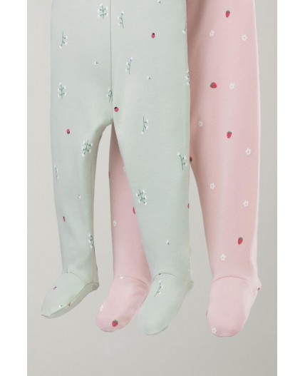 К 400220-2уп/клубничный мусс,ландыши набор ползунки